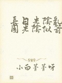 长日光阴乱作一团光阴似箭必读