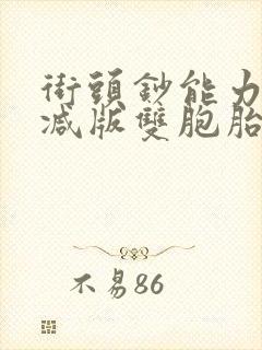 街头钞能力无删减版双胞胎