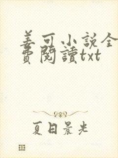 姜可小说全文免费阅读txt