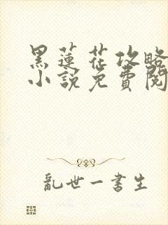 黑莲花攻略手册小说免费阅读