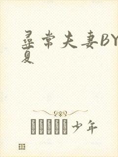 寻常夫妻BY写夏