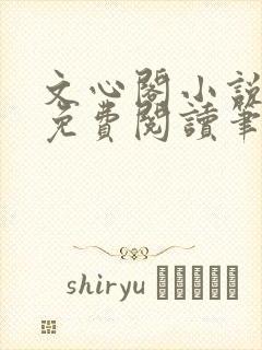 文心阁小说全文免费阅读笔趣阁