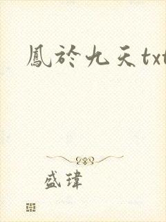 凤于九天txt