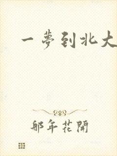 一梦到北大