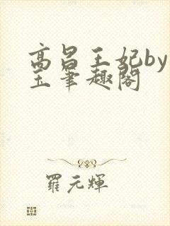 高昌王妃by黛玉笔趣阁