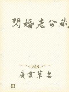 闪婚老公藏不住