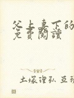 父上妻下的小说免费阅读