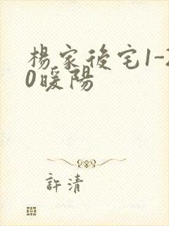 杨家后宅1-20暖阳