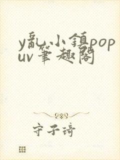 y乱小镇popuv笔趣阁