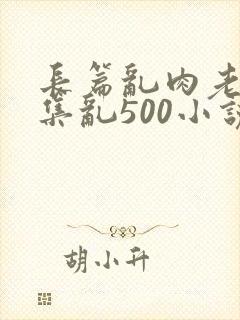 长篇乱肉老师合集乱500小说