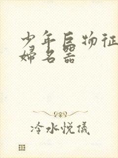 少年巨物征服美妇名器