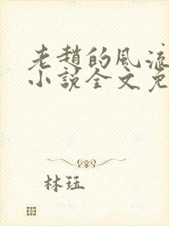 老赵的风流人生小说全文免费阅读