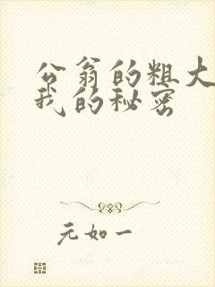 公翁的粗大放进我的秘密