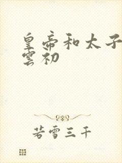 皇帝和太子妃h云初