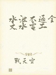 水泄不通金银原文水电工