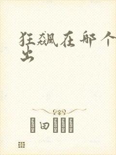 狂飙在哪个台播出