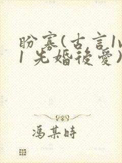 盼寡(古言1v1 先婚后爱)