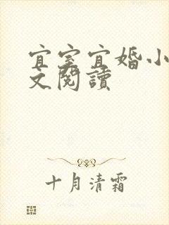 宜室宜婚小说全文阅读