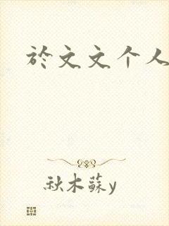 于文文个人简历