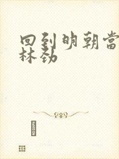 回到明朝当王爷林劲