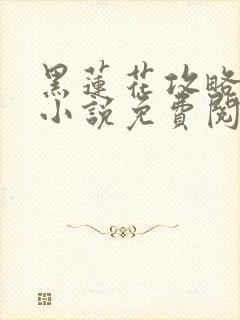 黑莲花攻略手册小说免费阅读全文