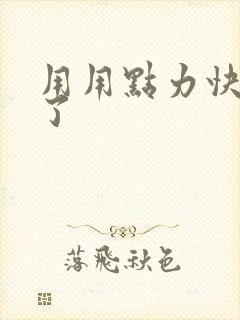 用用点力快要到了