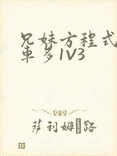 兄妹方程式多R车多1V3