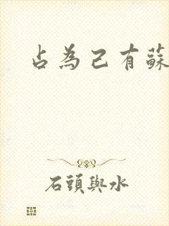 占为己有苏静初