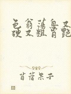 色翁荡息又大又硬又粗肖艳