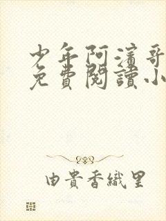 少年阿滨哥全文免费阅读小说