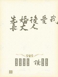 先婚后爱我的市长大人