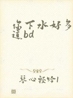 你下水好多下水道bd