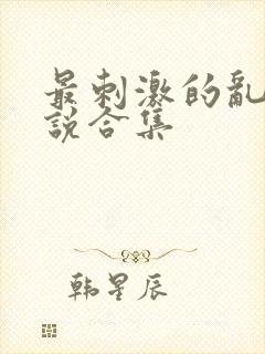 最刺激的乱惀小说合集