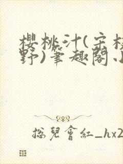 樱桃汁(宋枝江野)笔趣阁小说