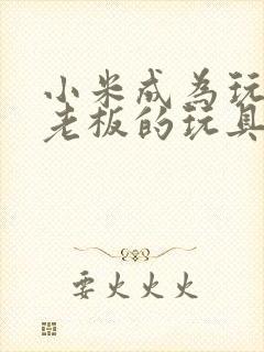 小米成为玩具店老板的玩具