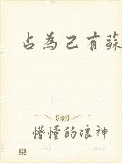 占为己有苏静初