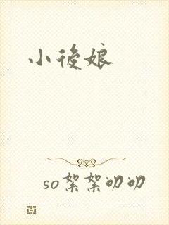 小后娘封面