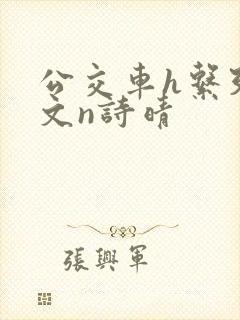 公交车h系列辣文n诗晴