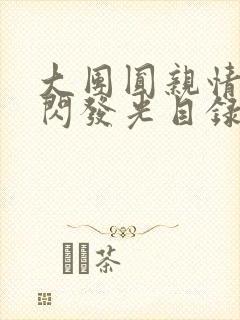 大团圆亲情会闪闪发光目录