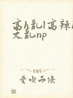 高h乱l高辣h文乱np
