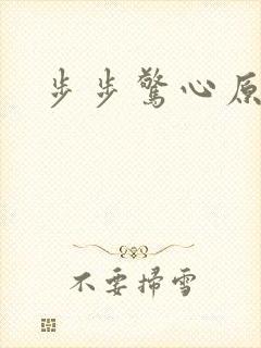 步步惊心原著