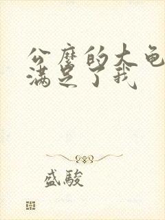 公么的大龟强大满足了我