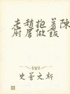 老赵抱着陈婷在厨房做饭