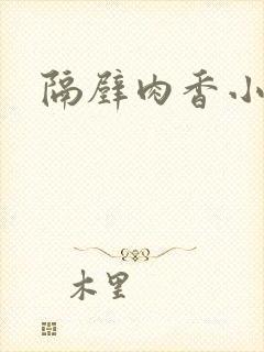 隔壁肉香小说