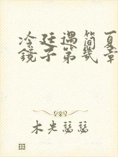 冷廷遇简夏对着镜子第几章