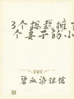 3个总裁拥有一个妻子的小说