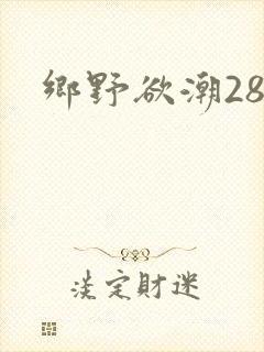 乡野欲潮28章