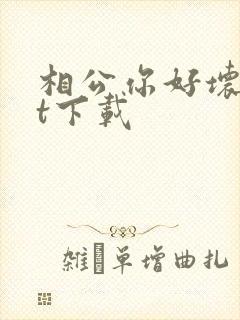 相公你好坏txt下载