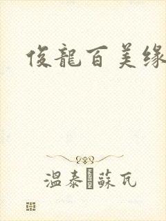 俊龙百美缘小说