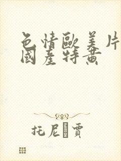 色情欧美片午夜国产特黄